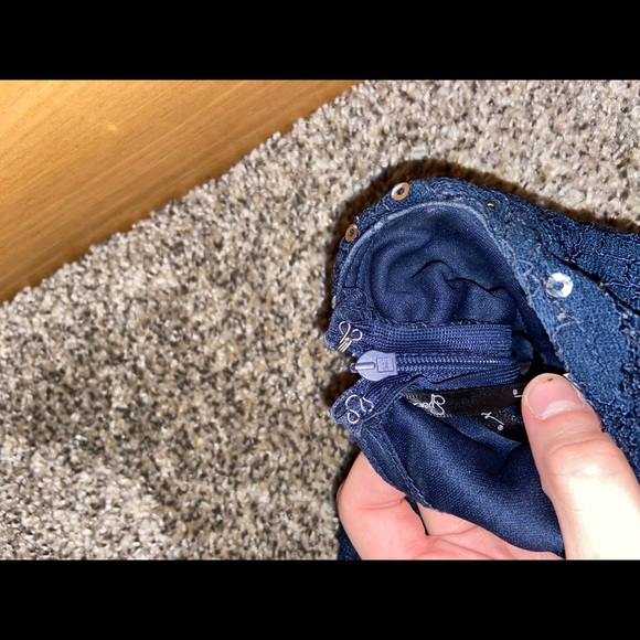 Blue Sequin Dress - Picture 8 of 8